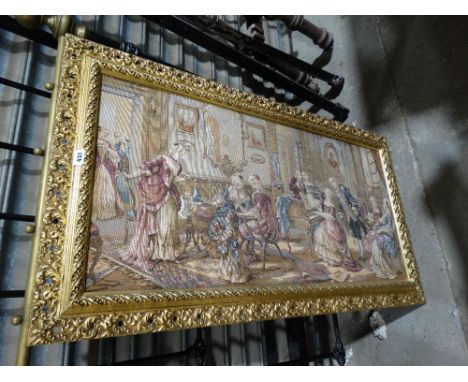     A 20th Century Gilt Framed Tapestry Panel                                       