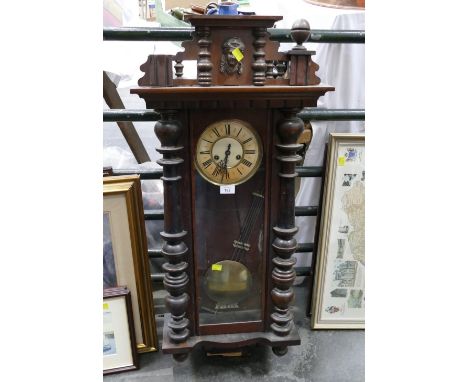 Large wooden wall clock