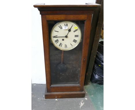 Large wooden wall clock