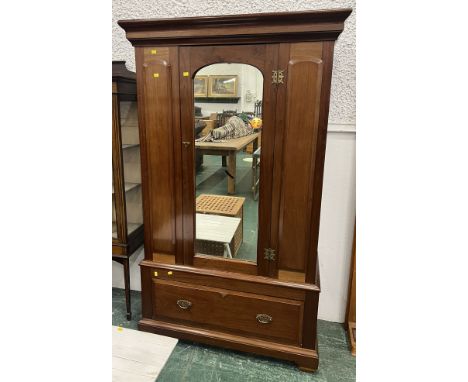 Reproduction mirror doored wardrobe