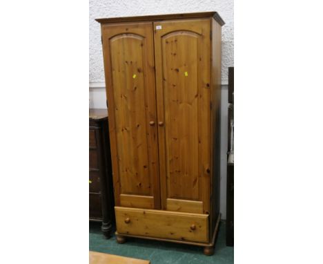 Modern pine wardrobe