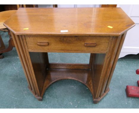 Oak Art Deco style writing desk