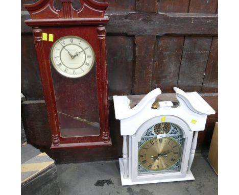 Grandfather clock style wall clock and Churchill wall clock