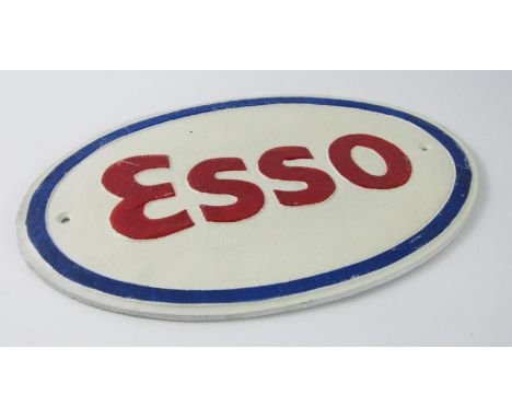 *An ESSO plaque.