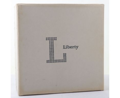 A vintage Pierrot string puppet handmade for Liberty of London, in a Liberty &amp; Co box with label, puppet 27cm