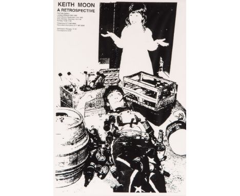 ** Jeremy Deller (b. 1966) - Keith Moon: A Retrospective, c1995 silkscreen print on paper, published in the artist's series '