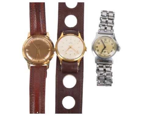 Various wristwatches, including Smiths Deluxe, Milo Multifort and Timex (3)Lot sold as seen unless specific item(s) requested