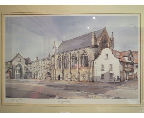 After G Howlett: print entitled The Norwich School King Edward VI, pencil signed lower left, 25/300, framed and glazed,proven