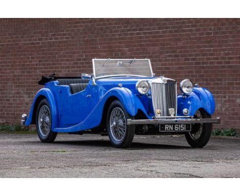 Delightfully presented MG VA Open Tourer, an older restoration with some recent expenditure. In production from February 1937