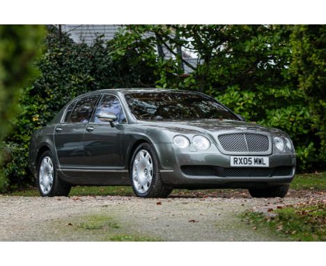 A UK-supplied right-hand drive Continental Flying Spur in a lovely colour combination with just 69,973 miles indicated.  The 