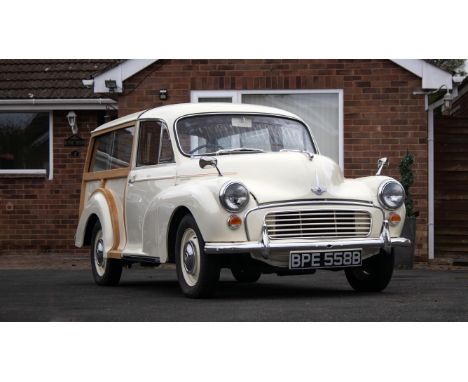 This truly charming Morris Traveller 'Woodie' has been fully restored and now presents superbly. First registered in Surrey d