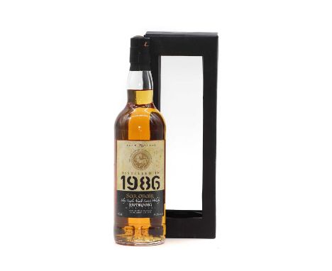 Laphroaig, 26 Years Old, distilled 1986, Sar Obair, Islay Single Malt Scotch Whisky, bottled by Kingsbury Co Ltd, 55.2% vol, 