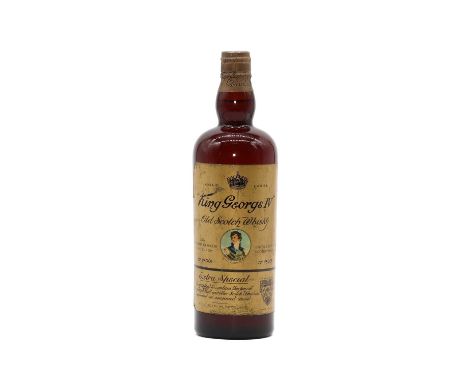 King George IV, Old Scotch Whisky, Gold Label Extra Special, spring cap, 70% proof, no stated capacity (1)