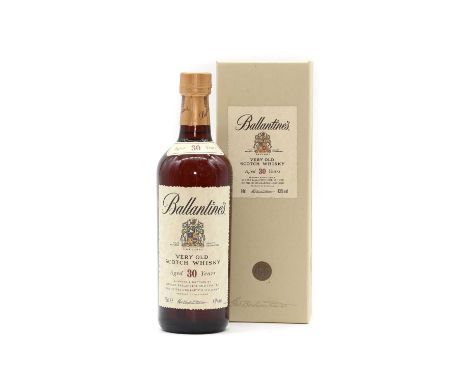 Ballantines, Very Old Scotch Whisky, aged 30 years, 43% vol, 70 cl (1, boxed)