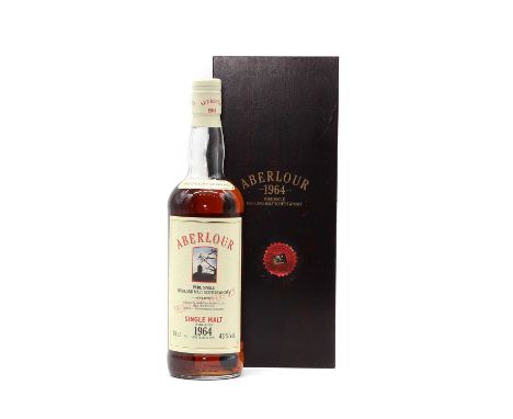 Aberlour, 25 years old, pure single highland malt Scotch whisky, distilled in 1964, bottled in 1989, 43% vol. 75cl. (1, prese