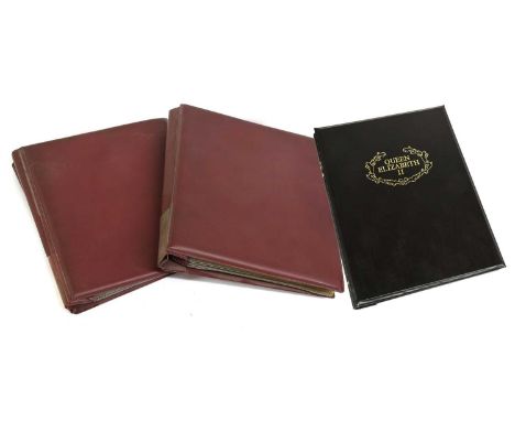3x British Pre-Decimal Coin Albums, comprising; George V 1927-1938; George VI 1937-1951; and, Elizabeth II 1953-67; the first