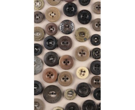 * Fashion Buttons. A quantity of fashion buttons, mostly early 20th century, including various metals (brass, silvered, pewte