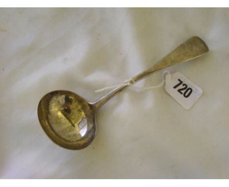 Victorian oe pattern sauce ladle Lon  1857 by FH & DC  55g      