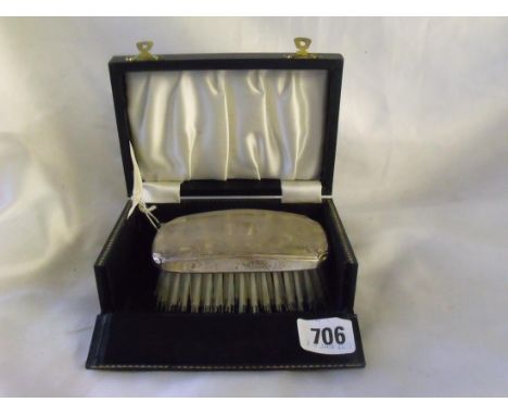 Boxed engine turned comb and brush  Birm mod by B & Co       