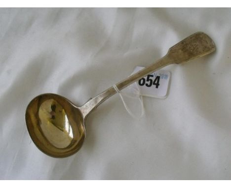 Georgian fiddle pattern sauce ladle  Lon 1818 by WB 65g       