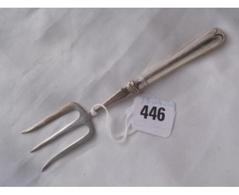 Bread fork with mounted handle     