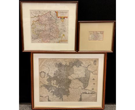 Maps - Jansson, Jan &amp; Henricus Hondius, The Fens, engraved map, Latin and English text, A General Ploit and Description o