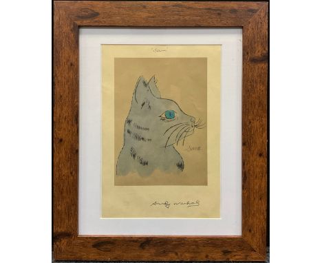New York, Sam-cat series 1963, lithograph, 29cm x 20cm 