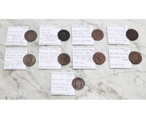 Tokens - Isle of White halfpenny, 1792, Robert Bird Wilkins, edge - payable at his Office Newport (D&amp;H Hampshire 46); Ang