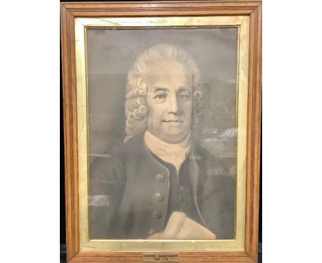 Theology, Philosophy and Mysticism - Fredrik Brander (fl. c.1765), after, an engraving, a portrait of Emanuel Swedenborg (168