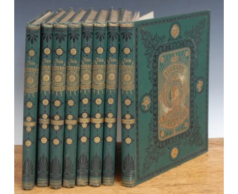 Literature, English – Shakespeare (William, 1564-1616), The Library Shakespeare 8 Vols., London, William Mackenzie, n. d. (18