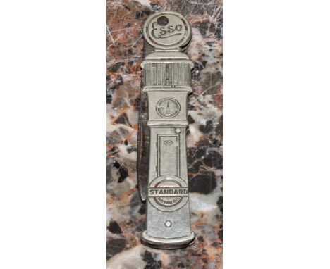 Automobilia - Petroliana - Machirology - an early 20th century novelty advertising penknife, as an Esso Standard Motor Oil pe