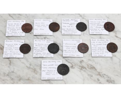 Tokens - Bath halfpenny, 1794, W.Gye Printer &amp; Stationer Bath, Remember the Debtors in Ilchester Gaol Go Forth, edge - Pa