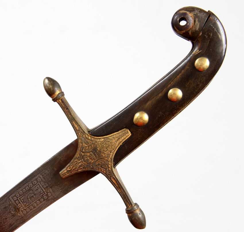 FRENCH NAPOLEONIC ERA DAMASCUS MAMELUKE SWORDFine French Mameluke