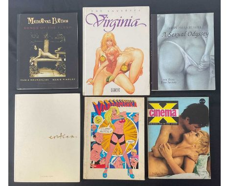 Top Shelf Collectibles - A group of Erotica books and adult comics to include MEDIEVAL BABES - SONGS OF THE FLESH, THE JOURNA