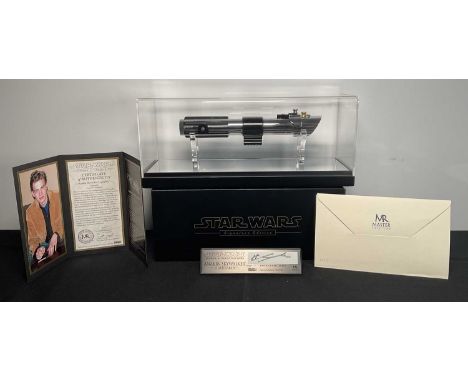 STAR WARS - A Master Replicas Anakin Skywalker Signature Series Revenge of The Sith Lightsaber, signed by Hayden Christiansen
