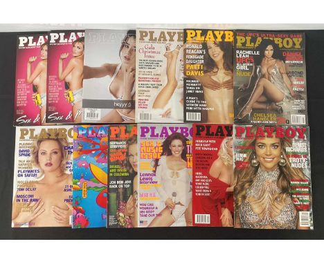 Top Shelf Collectibles- A group of modern PLAYBOY magazines ranging from 1992 - 2016 including May 1999 issue with CHARLIZE T