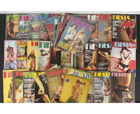 Top Shelf Collectibles - A quantity of vintage FIESTA, adult men's lifestyle magazines ranging from 1968 - 1979 (40+)