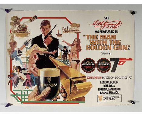 JAMES BOND: THE MAN WITH THE GOLDEN GUN (1974) - An unusual Guinness tie-up with the James Bond film "The Man With The Golden