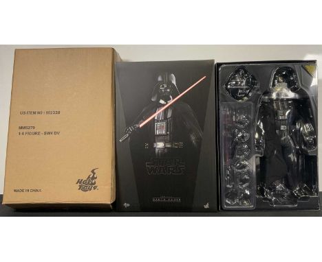 STAR WARS - A Hot Toys Movie Masterpiece series 1/6th scale collectible figure of Darth Vader, boxed, appears complete, in or