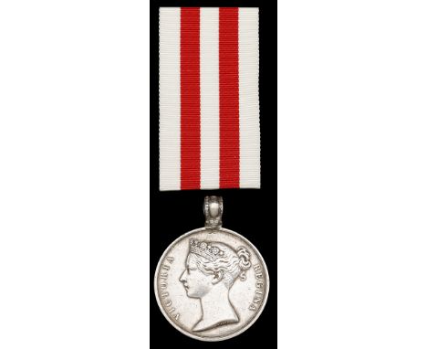 Indian Mutiny 1857-59, no clasp (Sowar Talleh Moheeoodeen 2d. Regt. Punjaub Cavy.) engraved in running script, suspension rep