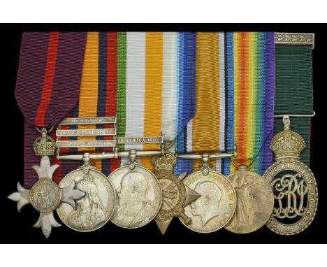 A Great War M.B.E. group of seven awarded to Honorary Major E. S. Woodiwiss, Canadian Army Medical Corps, late 47th Company 1