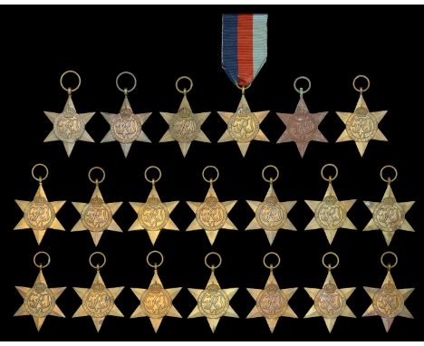 1939-45 Star (20), one officially named ‘14616 G. E. H. Haskins’; two privately named ‘Sgt. A. B. Ellis S. Staffs.; 14483 Sep