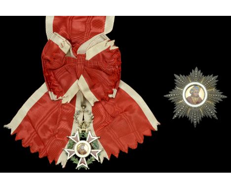 An exceptionally rare Zanzibar Order of the Brilliant Star First Class Set of Insignia.  Zanzibar, Sultanate, Order of the Br