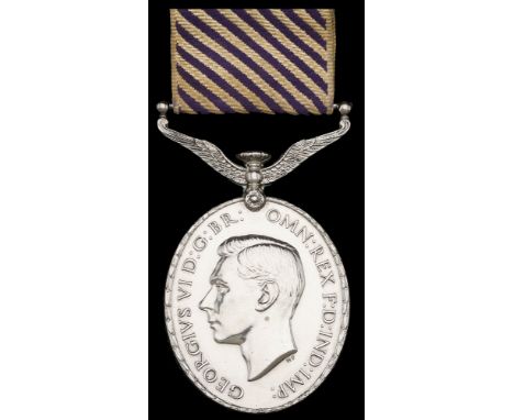 A Second War ‘Immediate’ D.F.M. awarded to Flight Sergeant D. E. Gwynne-Vaughan, Royal Canadian Air Force, an air gunner with