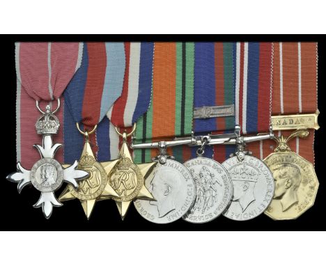 A Second War M.B.E. group of seven awarded to Warrant Officer Class 2 W. Cartwright, Light Anti-Aircraft Regiment, Royal Cana