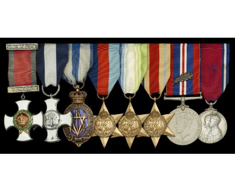 The highly emotive and unique Second War D.S.O., D.S.C., and Posthumous Albert Medal group of eight awarded to Commander W. R