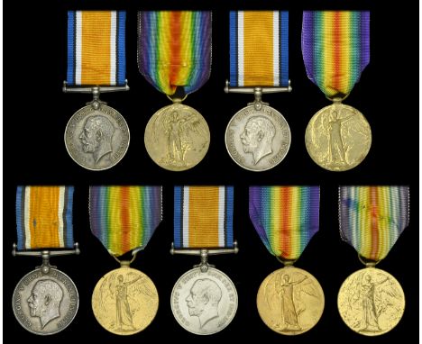 Pair: Gunner W. Hesketh, Royal Artillery British War and Victory Medals (160861 Gnr. W. Hesketh. R.A.) edge bruising, nearly 