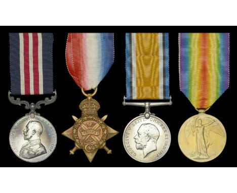 A Great War 1916 ‘French theatre’ M.M. group of four awarded to Bandsman, later Lance Corporal, G. Williams, 2nd Battalion, W