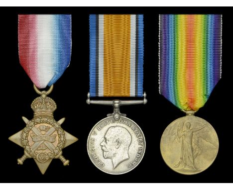 Three: Corporal J. Sutton, Welsh Regiment  1914 Star (1360 Cpl. J. Sutton 1/6 Welsh R.); British War and Victory Medals (1360
