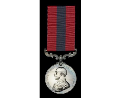 A Great War 1914 ‘Winter operations’ D.C.M. awarded to Private A. Smith, 1st Battalion, Gordon Highlanders, who distinguished